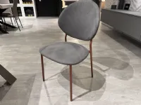 Sedia in ecopelle fissa Cv 645 sedia vanilla in offerta