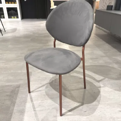 Sedia in ecopelle fissa Cv 645 sedia vanilla in offerta