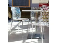 Sedia Ami ami da cucina realizzata in plastica scontata del 60%