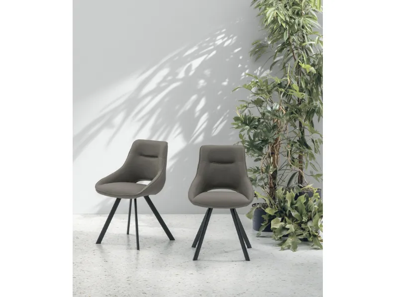 Sedia fissa modello Kudo a prezzo riservato 