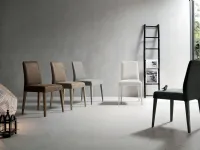 Sedia da cucina realizzata in tessuto Lucerna di Target point 