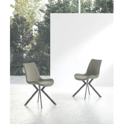 Sedia da cucina realizzata in tessuto Malaga new di Target point 