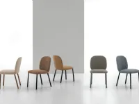 Sedia da cucina realizzata in tessuto Nara di Target point 