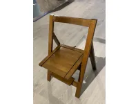 Sedia modello Sedia scaletta noce nazionale da cucina di Artigianale -70%