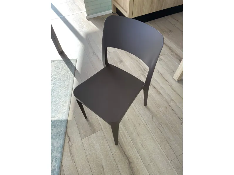 Sedia in plastica senza braccioli Sedie midj modello nen in Offerta Outlet