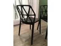 Sedia in plastica con schienale medio Shadow in Offerta Outlet