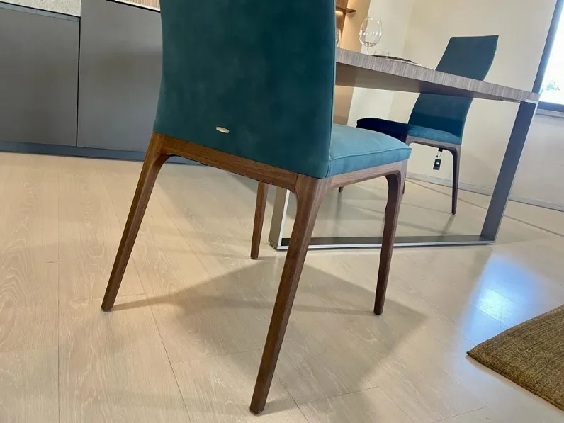 Sedia in ecopelle senza braccioli Arcadia in offerta