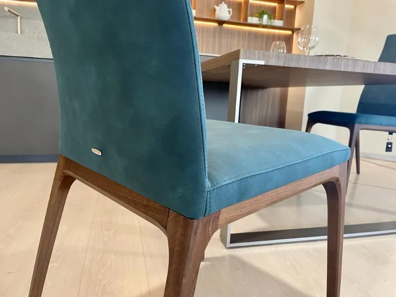Sedia in ecopelle senza braccioli Arcadia in offerta