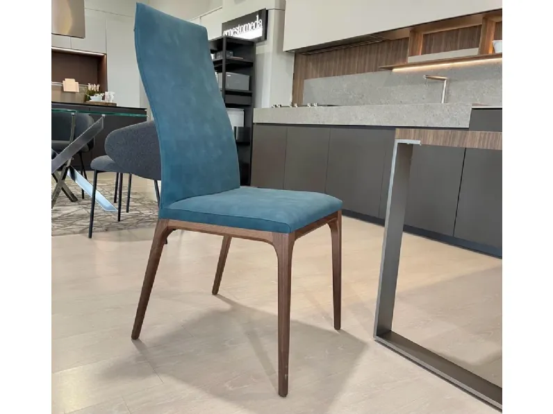 Sedia in ecopelle senza braccioli Arcadia in offerta