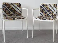 Sedia da soggiorno Audrey soft  camerun  di Kartell SCONTATA 66%