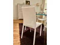 Sedia Dress da soggiorno realizzata in pelle scontata del 65%
