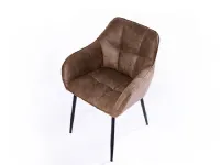 Sedia con braccioli modello James a prezzo riservato 