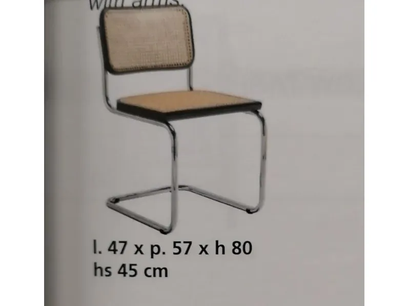 Sedia modello Mod e/32/sb a marchio Sigerico scontata del 40%