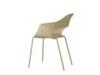 Sedia con braccioli Mod lady b go green tortora di Scab a prezzo scontato