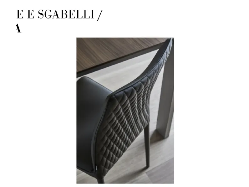 Sedia Nata Bontempi, schienale alto, prezzo Outlet.