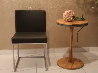 Sedia Nera Porada senza braccioli a prezzo Outlet.