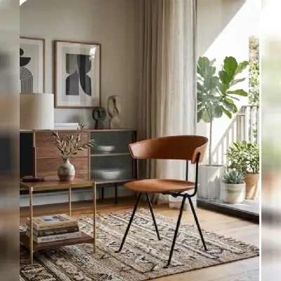 Poltrona in stile design Poltroncina lowchair in pelle magis Magis in Offerta Outlet