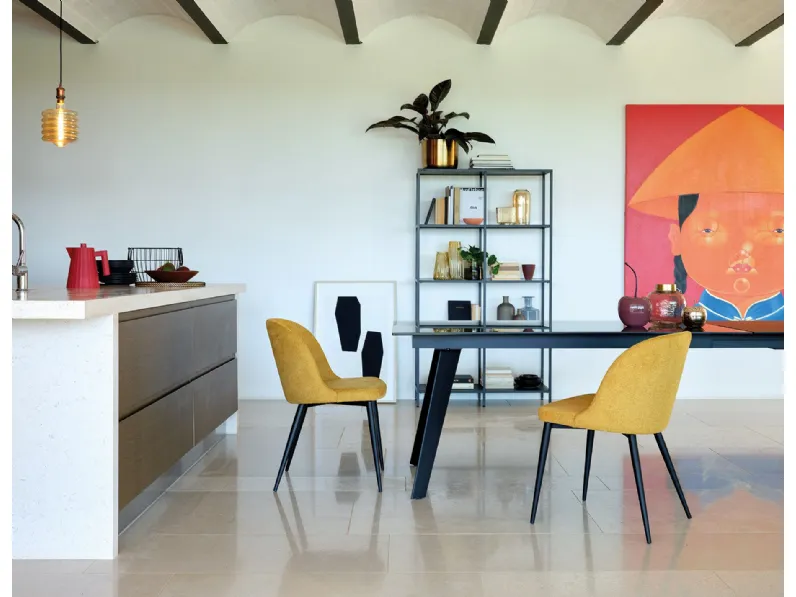 Sedia da soggiorno S154 cleo  Friulsedie in Offerta Outlet 