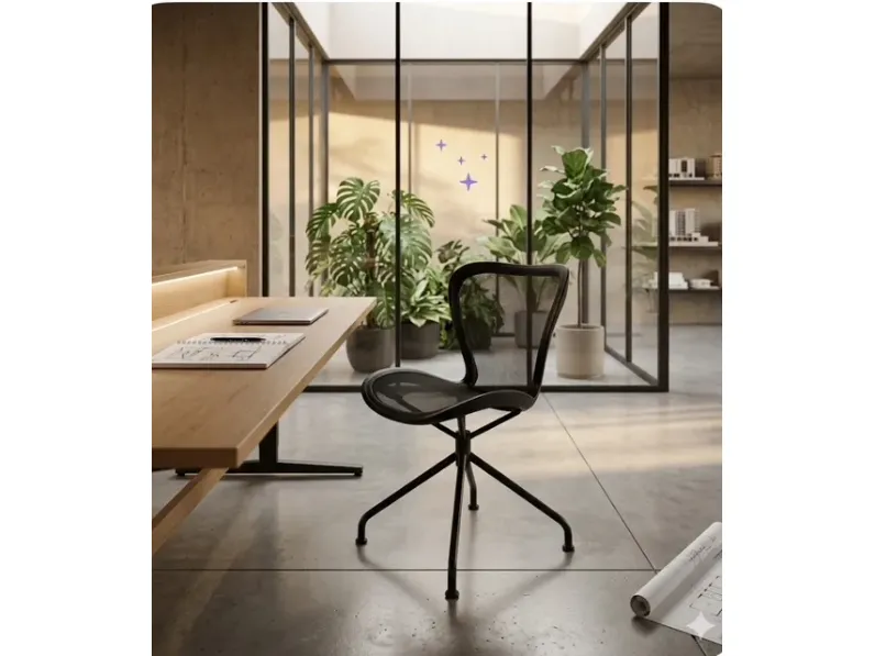 Sedia senza braccioli Sedia annett girevole magis di Magis a prezzo Outlet