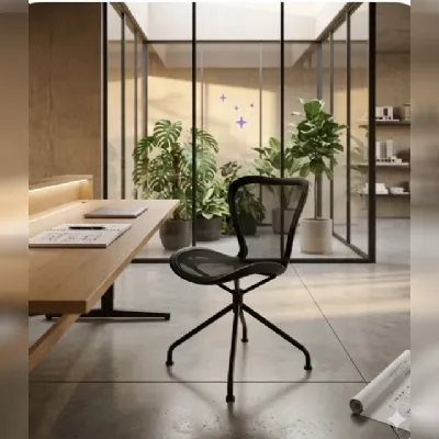 Sedia senza braccioli Sedia annett girevole magis di Magis a prezzo Outlet