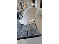 Sedia da soggiorno realizzata in tessuto Sedia foyer di Calligaris 