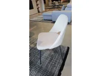 Sedia da soggiorno realizzata in tessuto Sedia foyer di Calligaris 