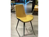 Sedia con schienale alto Dalia di Midj a prezzo ribassato