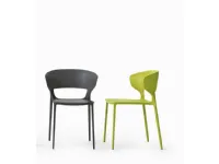 Sedia modello Design colorato senza braccioli di Desalto 