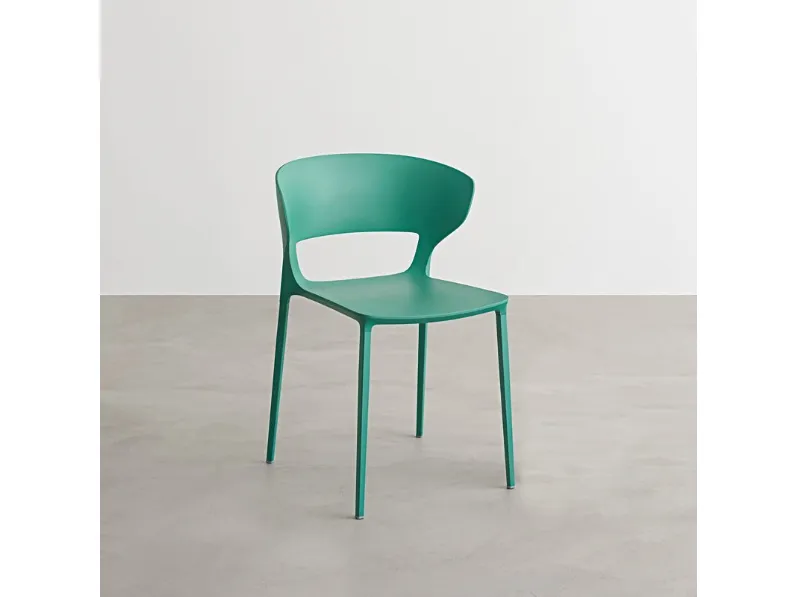 Sedia senza braccioli modello Design colorato a prezzo riservato 