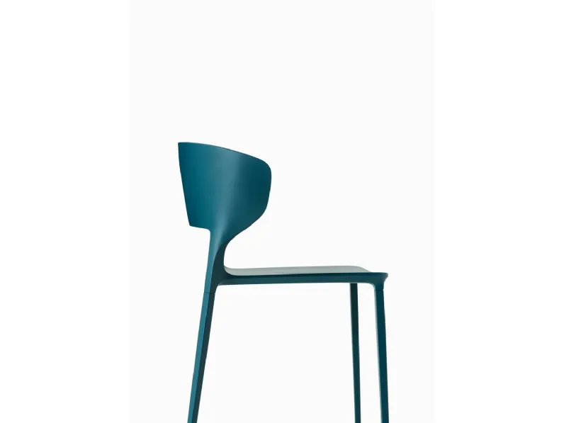 Sedia senza braccioli modello Design colorato a prezzo riservato 