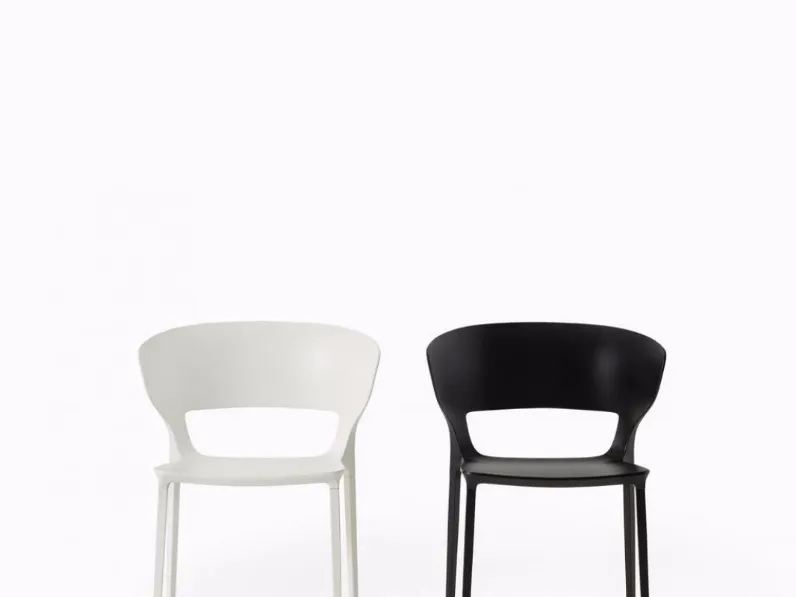 Sedia senza braccioli modello Design colorato a prezzo riservato 