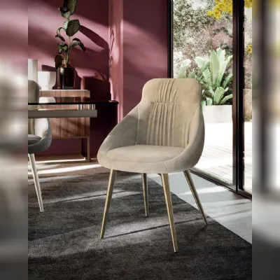 Sedia con braccioli Denise di Di lazzaro a prezzo Outlet