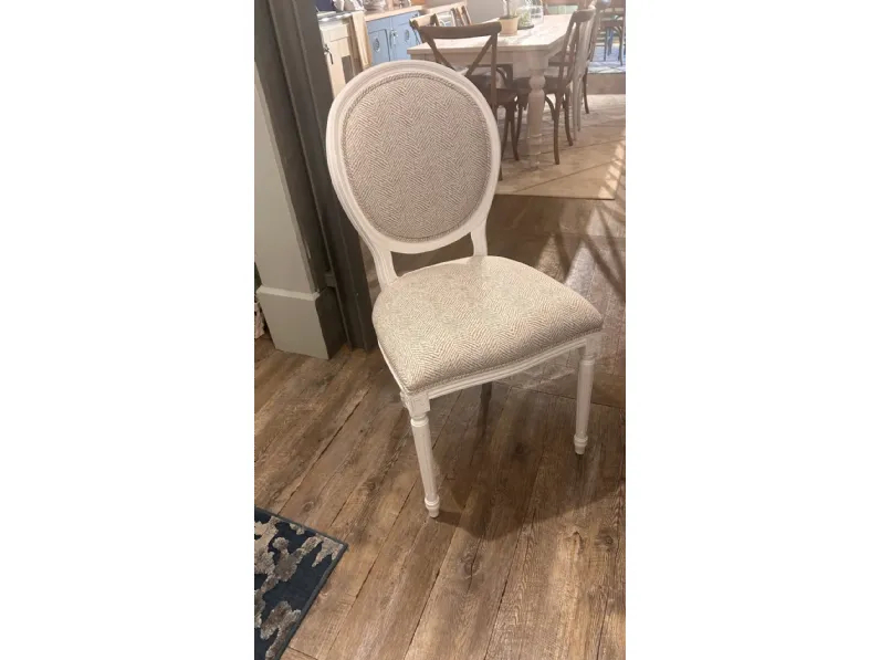 Sedia di Dialma brown modello Sedia imbottita  da soggiorno in offerta -41%