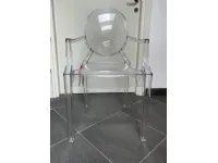 Sedia con braccioli Louis ghost di Kartell a prezzo scontato