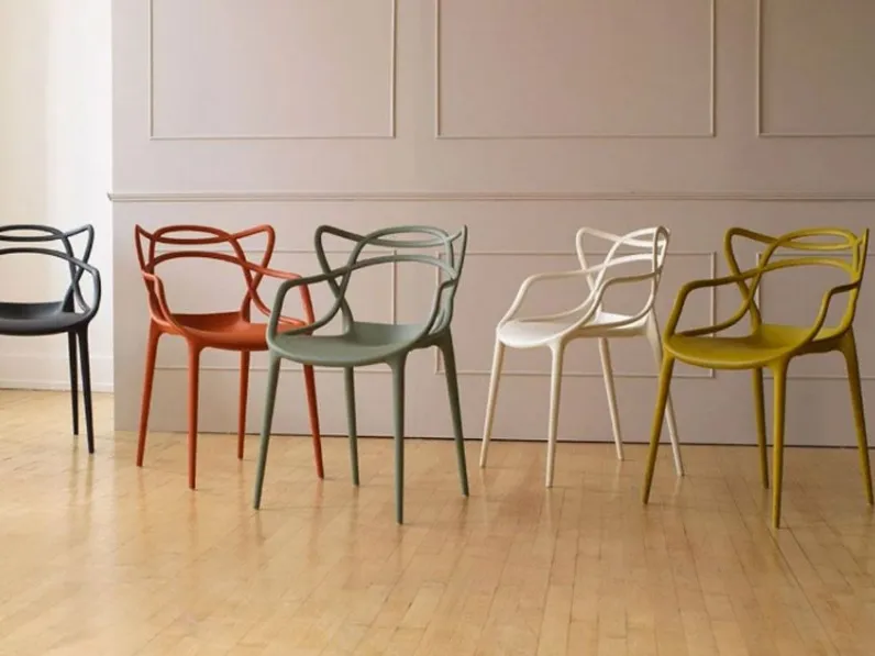 Sedia di Kartell modello Masters da cucina in offerta -50%