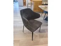 Sedia Artemisia da soggiorno realizzata in tessuto scontata del 50%