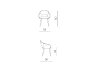 Sedia da soggiorno Orlena di Md work SCONTATA 45%