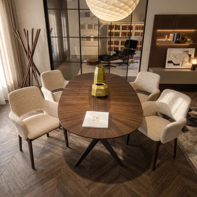 Sedia Set 4 poltroncine molteni&c. devon di Molteni & c in OFFERTA OUTLET -41%