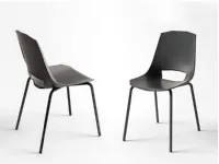 Sedia senza braccioli Eva 4 di Pointhouse a prezzo Outlet