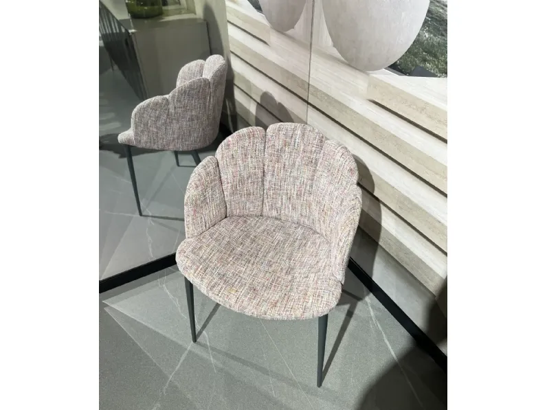 Sedia fissa Fleur b di Zamagna in Offerta Outlet