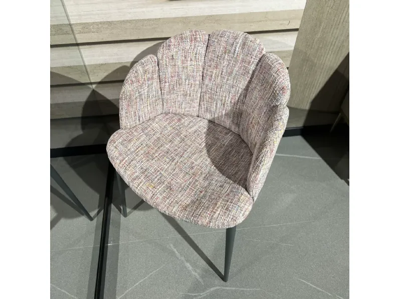 Sedia fissa Fleur b di Zamagna in Offerta Outlet