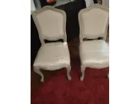 Sedia Dialma brown 2138 finitura rovere decapata da soggiorno realizzata in tessuto scontata del 60%