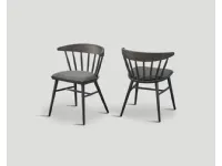 Sedia Db004046 / 4047 / 4048 / 4075 Dialma brown SCONTATA a PREZZI OUTLET
