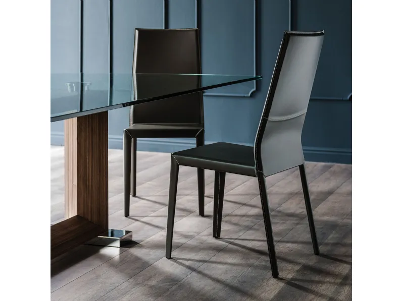 Sedia con schienale alto Margot di cattelan outlet di Diotti.com a prezzo scontato