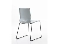Sedia in plastica senza braccioli Elena 3 in Offerta Outlet
