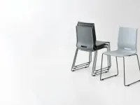 Sedia in plastica senza braccioli Elena 3 in Offerta Outlet