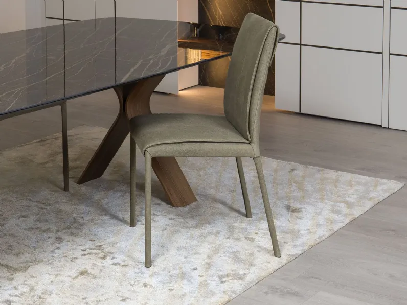 Sedia senza braccioli Emily outlet - sedie Diotti.com in Offerta Outlet