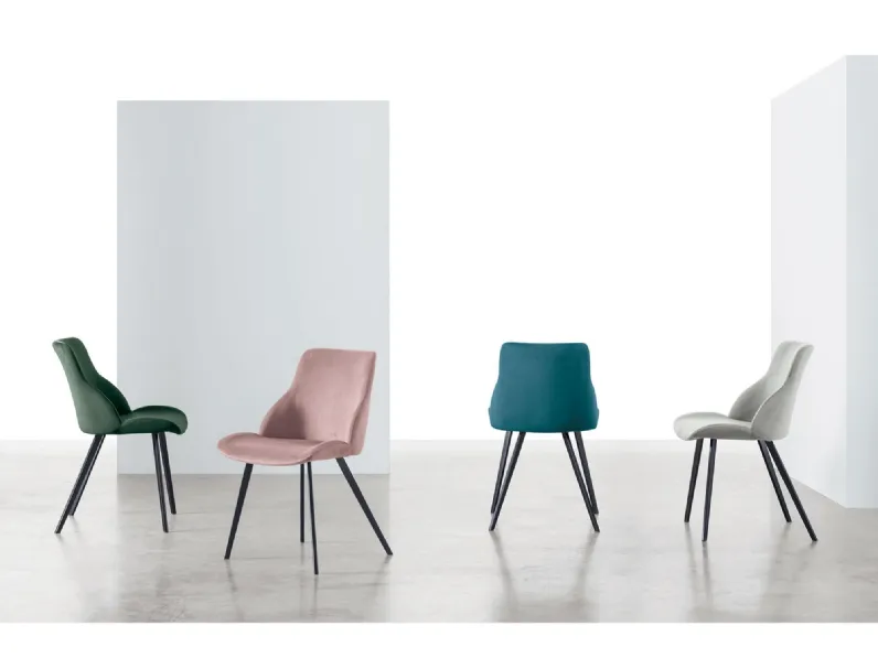 Sedia in tessuto modello Brasilia * di Target point 