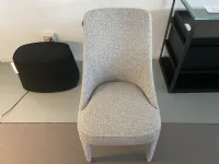 Sedia Febo B&b Italia: stile senza braccioli, prezzo Outlet!