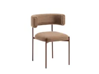 Sedia in tessuto modello Amelie p m ts di Midj 